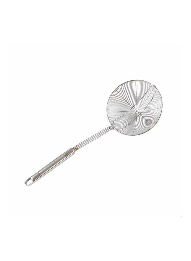 BECCOS Stainless Steel Oil Scoop Strainer Silver - Image 1