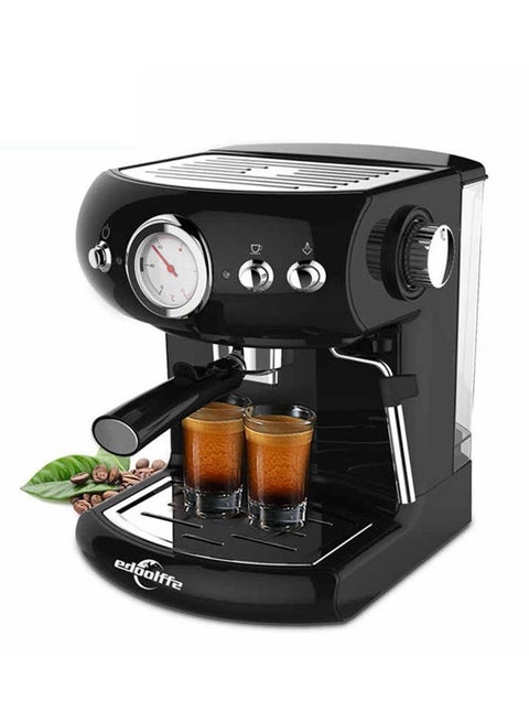 Espresso Machine Built-In Milk Frother 1.5 L 1050.0 W MD-2010A Black