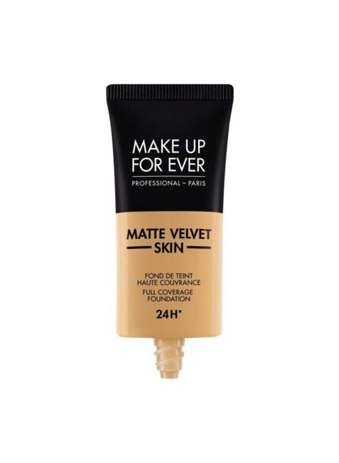 MAKE UP FOR EVER Matte Velvet Skin Full Coverage Foundation Y405 Golden Honey - Image 2