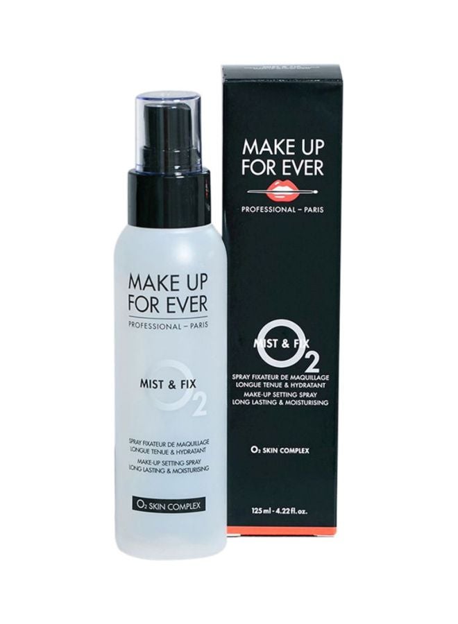MAKE UP FOR EVER - Mist And Fix O2 Makeup Setting Spray White - Image 1