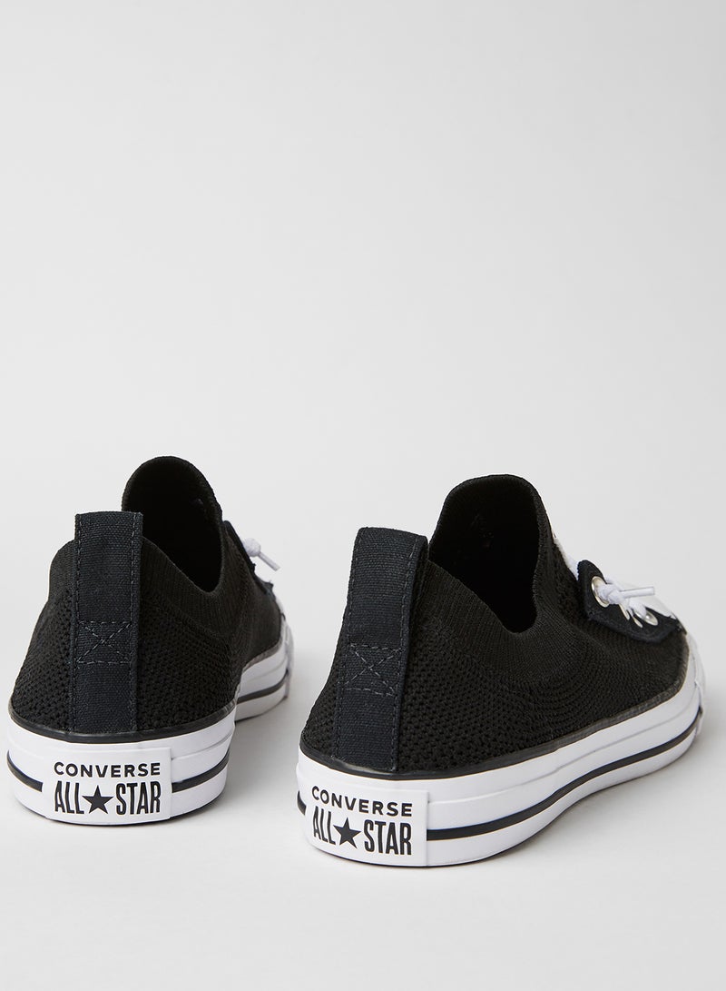 CONVERSE - Chuck Taylor All Star Shoreline Knit Sneakers Black - Image 1