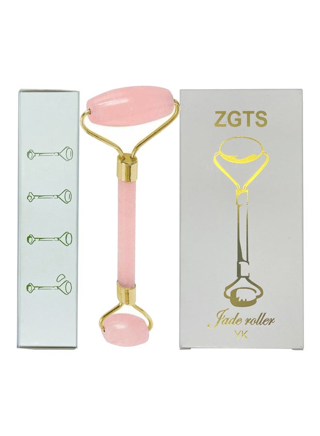 زد جي تي اس بكرة تدليك محمولة للوجه وردي/ذهبي 14سم - Image 4