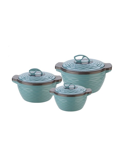3-Piece Insulated Casserole Set Blue