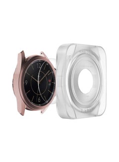 Spigen EZ Fit (2 Pack) Tempered Glass Screen Protector for Galaxy Watch 3 (41mm) with Auto Align technology tray Clear  - Image 1