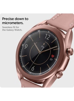 Spigen EZ Fit (2 Pack) Tempered Glass Screen Protector for Galaxy Watch 3 (41mm) with Auto Align technology tray Clear  - Image 4