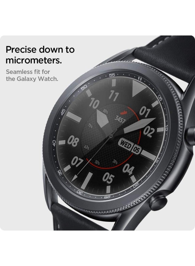 Spigen Proflex EZ Fit Tempered Glass Screen Protector With Auto Align Tray For Samsung Galaxy Watch 3 Clear  - Image 4