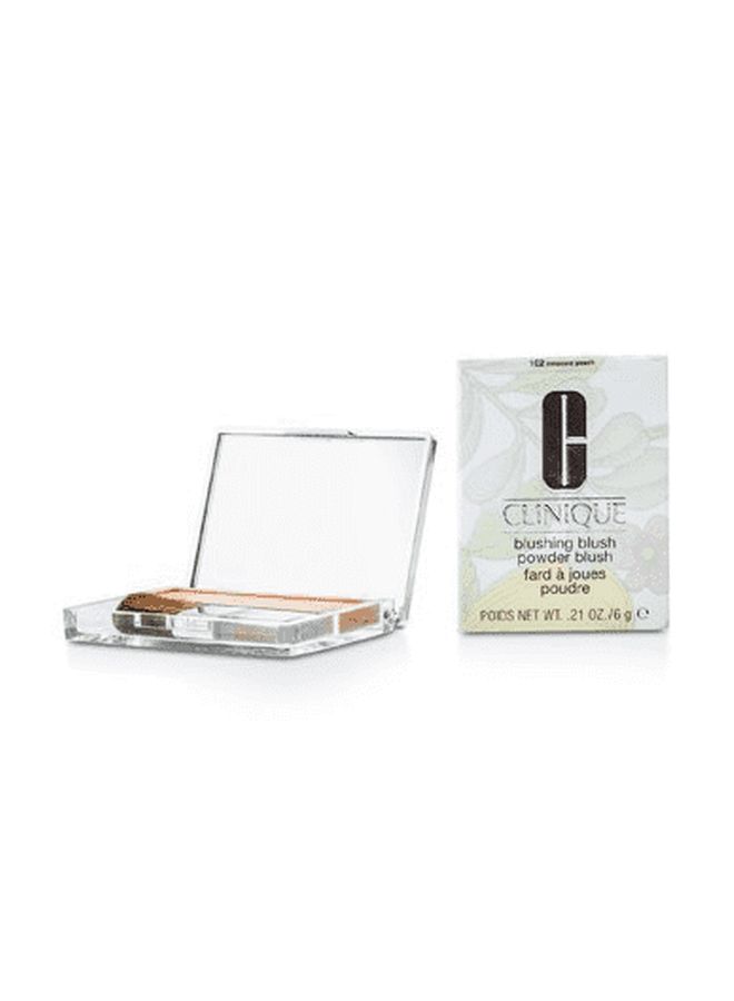 CLINIQUE Blushing Blush Powder With Brush Innocent Peach  - Image 3
