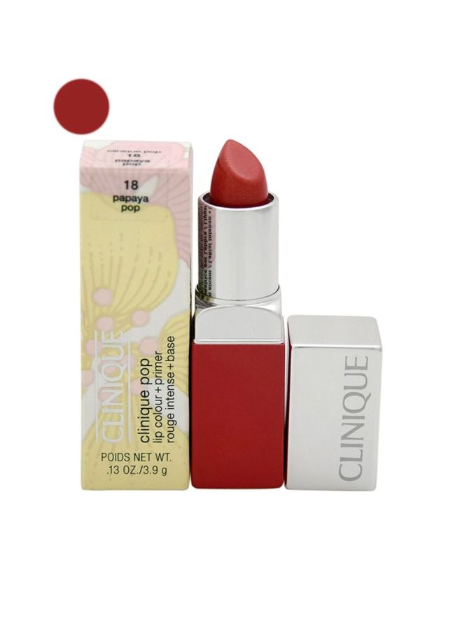 CLINIQUE - Pop Lip Colour+Primer Papaya Pop - Image 1
