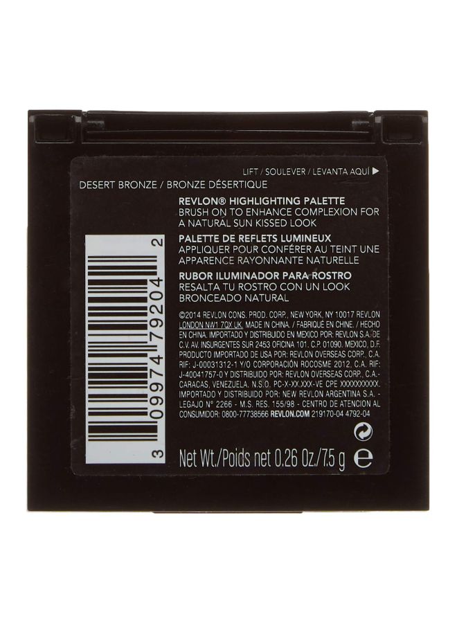 Revlon Highlighting Bronzer Palette Desert Bronze  - Image 3