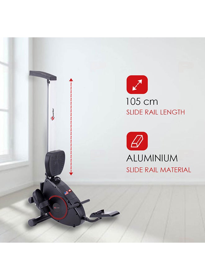 PowerMax - Fitness RH-250 Foldable Rowing Machine With Digital Display For Home Use 120kg - Image 1