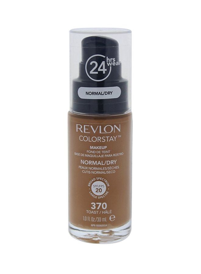 Revlon ColorStay 24Hrs Liquid Foundation SPF 20 370 Toast  - Image 1