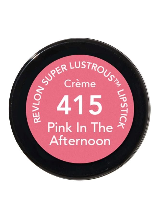 Revlon - Super Lustrous Lipstick 415 Pink In The Afternoon - Image 1