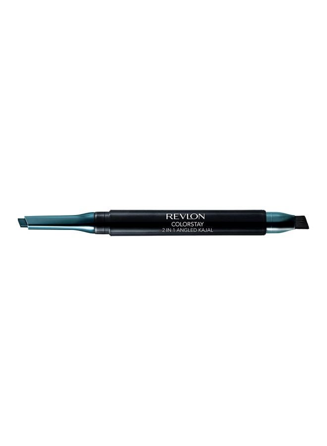 Revlon 2-In-1 Angled Kajal Eye Liner Kohl Evergreen 103  - Image 1