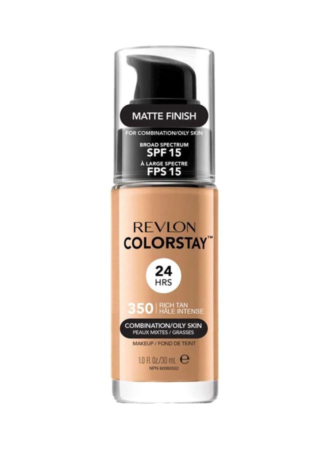 Revlon ColorStay Liquid Foundation SPF 15 350 Rich Tan - Image 1