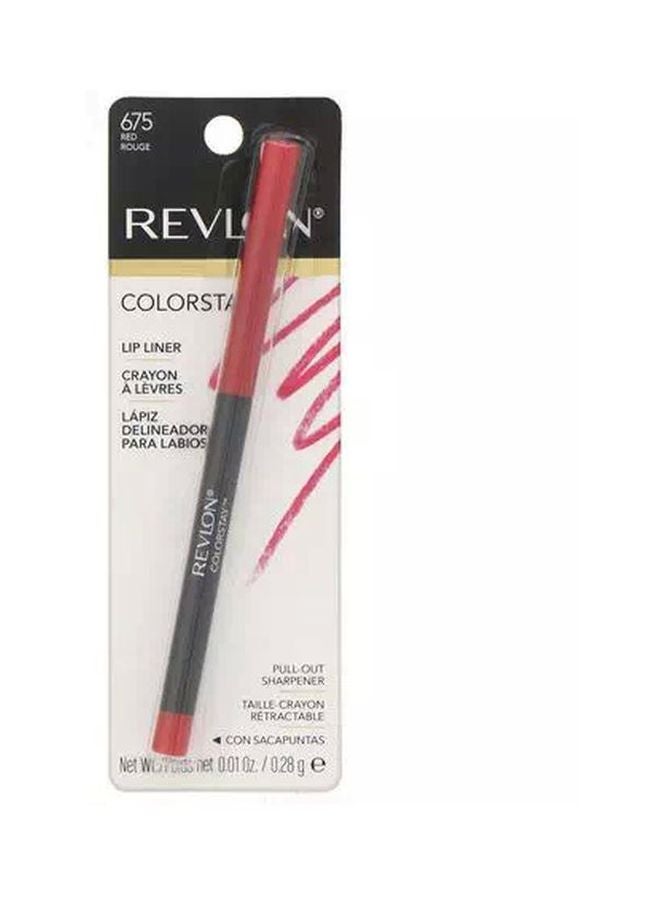 Revlon Colorstay Lip Liner 675 Red  - Image 3