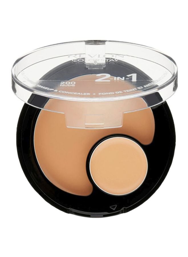 Revlon ColorStay 2-In-1 Compact Makeup And Concealer 330 Natural Tan - Image 1