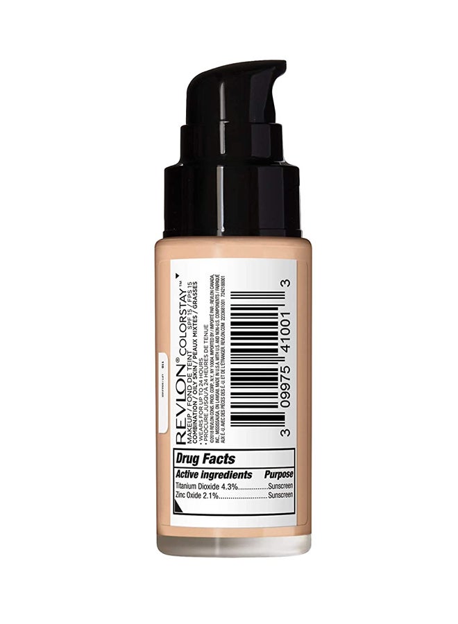 ريفلون كريم أساس كولور ستاي لمكياج الوجه بعامل الحماية من الشمس 15 سكين عاجي 110 - Image 2