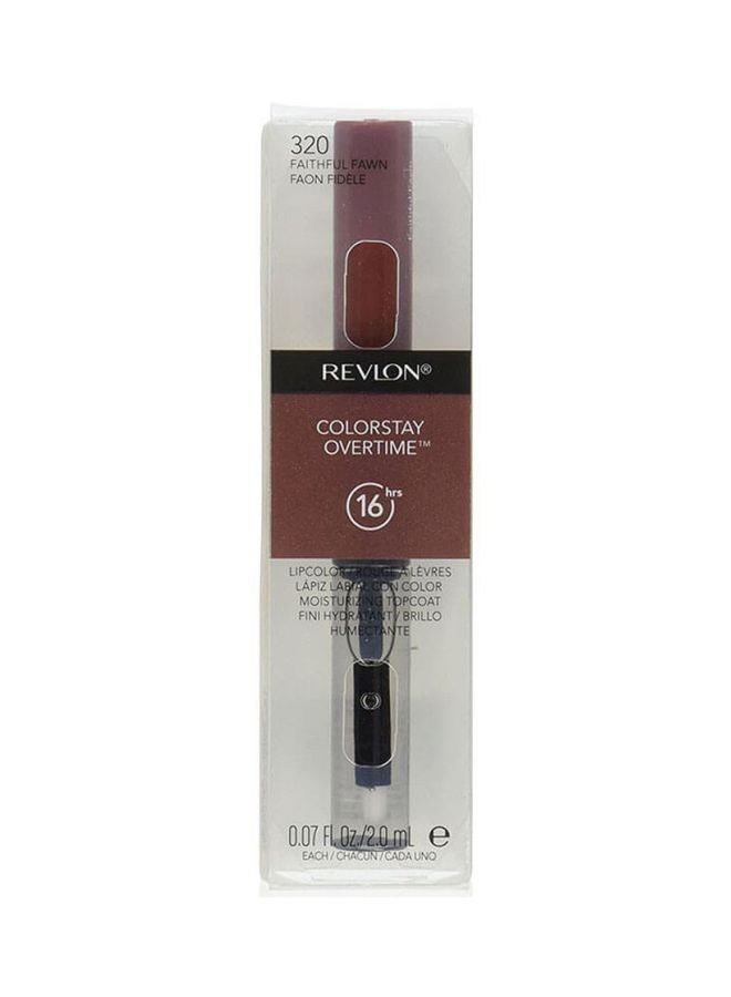 ريفلون أحمر شفاه لامع كولور ستاي أوفرتايم 320 فيثفول فون - Image 4