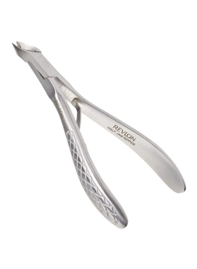 Revlon Half Jaw Nail Cuticle Nipper Silver  - Image 2