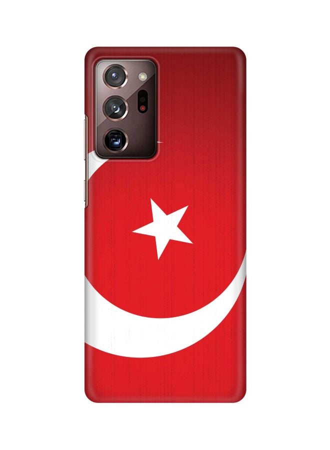 Stylizedd Snap Classic Series Flag Of Turkey Printed Case Cover For Samsung Galaxy Note 20 Ultra Red/White - Image 1