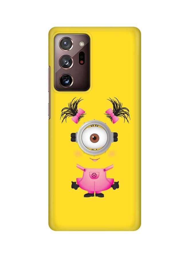 Stylizedd Snap Classic Series Girly Minion Printed Protective Case Cover For Samsung Galaxy Note 20 Ultra Yellow/Black/Pink