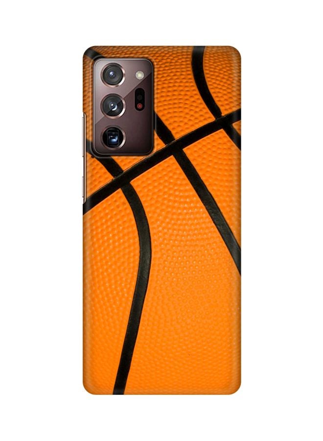 Stylizedd Snap Classic Series Basketball Printed Case Cover For Samsung Galaxy Note 20 Ultra Orange/Black - Image 1