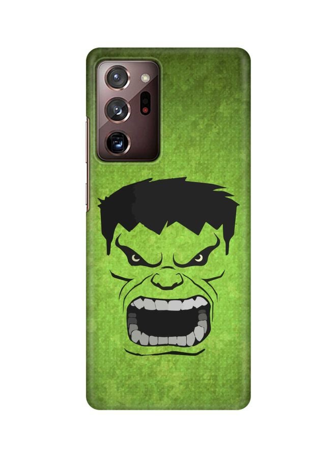 Stylizedd Snap Classic Series Screaming Hulk Printed Case Cover For Samsung Galaxy Note 20 Ultra Green/Black