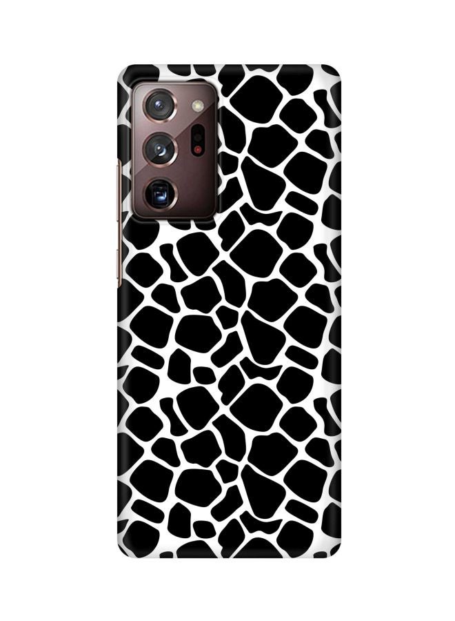 Stylizedd Snap Classic Series Cow Skin Printed Case Cover For Samsung Galaxy Note 20 Ultra Black/White