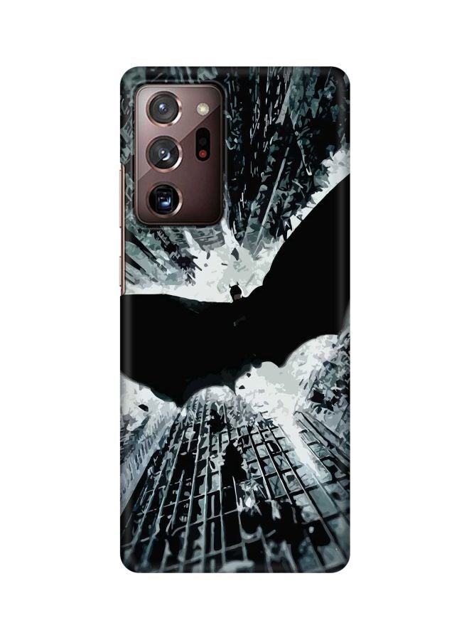 ستايلايزد غطاء حماية من سلسلة سناب كلاسيك مزين بطبعة تعبر عن سقوط باتمان لهاتف سامسونج جالاكسي نوت 20 ألترا أسود/ أبيض/ رمادي - Image 1
