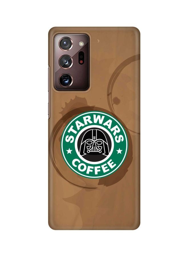Stylizedd Snap Classic Series Starwars Coffee Printed Case Cover For Samsung Galaxy Note 20 Ultra Brown/Green/White - Image 1