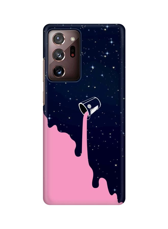Stylizedd Snap Classic Series Berry Milky Way Printed Case Cover For Samsung Galaxy Note 20 Ultra Blue/Pink/White