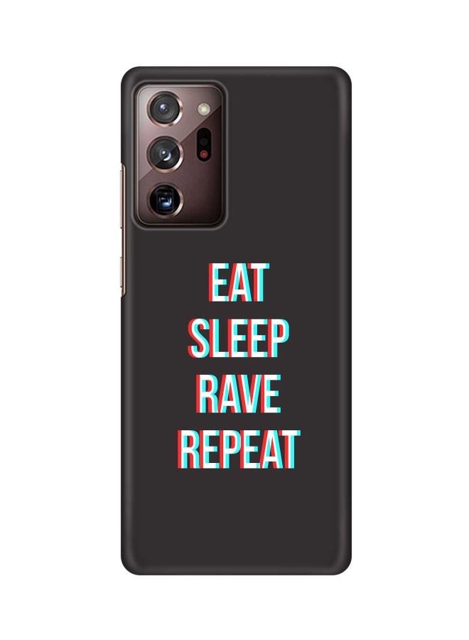 Stylizedd Rave Routine Printed Protective Case Cover For Samsung Galaxy Note 20 Ultra Black/White/Red