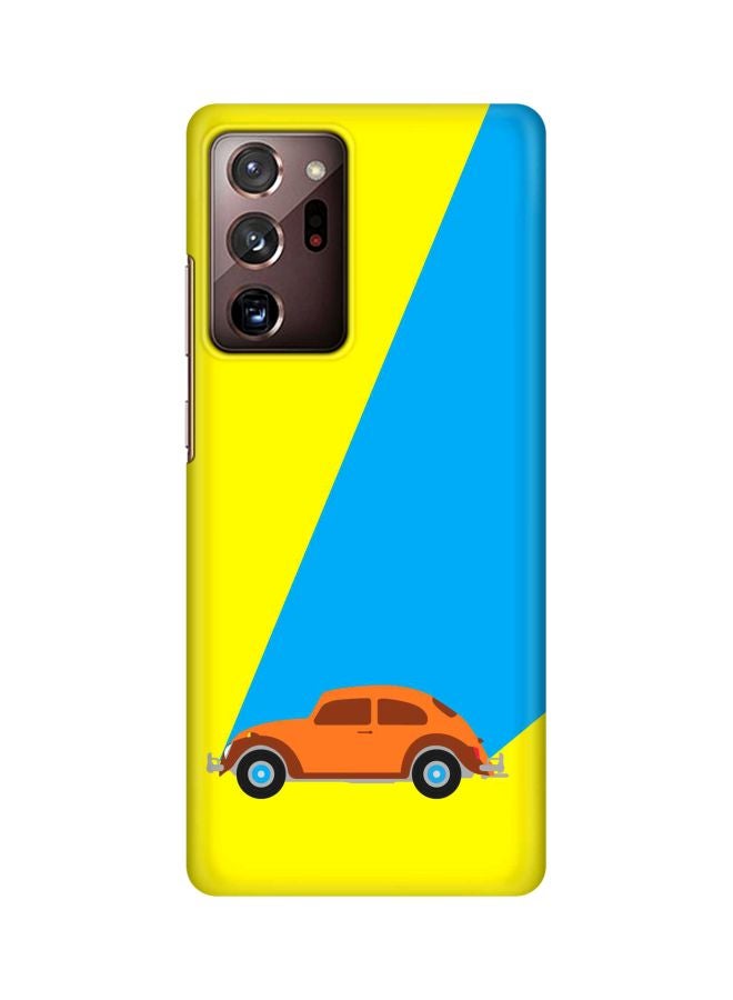 Stylizedd Snap Classic Series Car Printed Case Cover For Samsung Galaxy Note 20 Ultra Yellow/Blue/Orange
