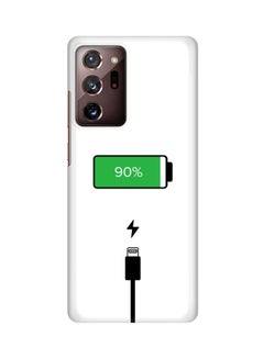 Snap Classic Series Battery Charging Printed Case Cover For Samsung Galaxy Note 20 Ultra White/Green/Black