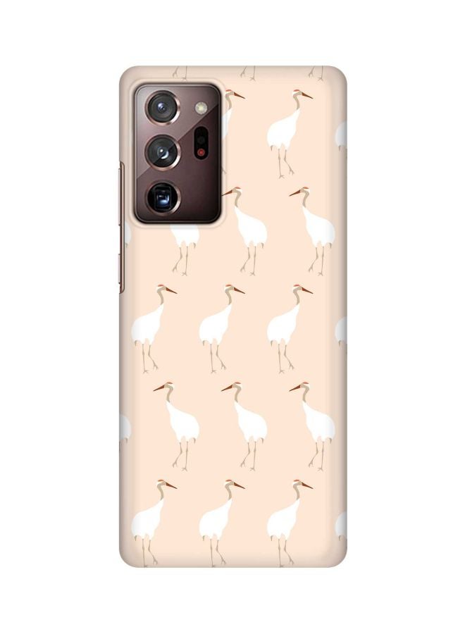 Stylizedd Snap Classic Series Frozen Turkey Printed Case Cover For Samsung Galaxy Note 20 Ultra Beige/White