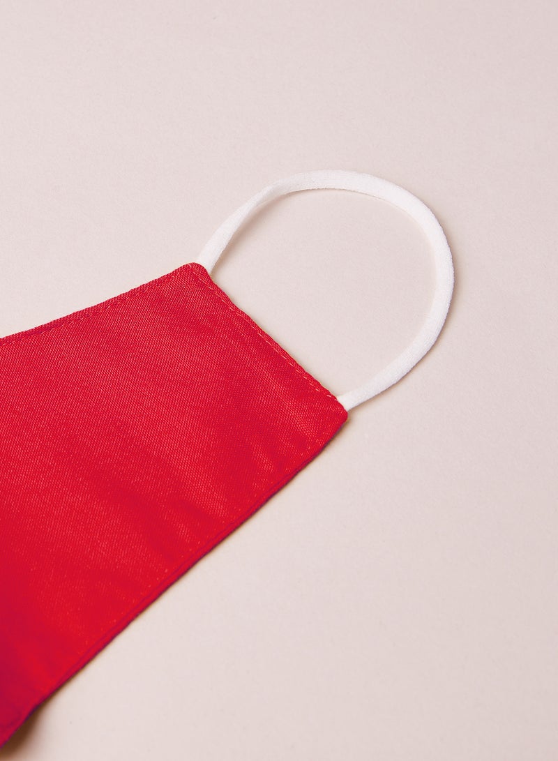 نِيّة Non-medical Pack Of 3 Solid color Cone Shaped Mask for Kids - Image 3