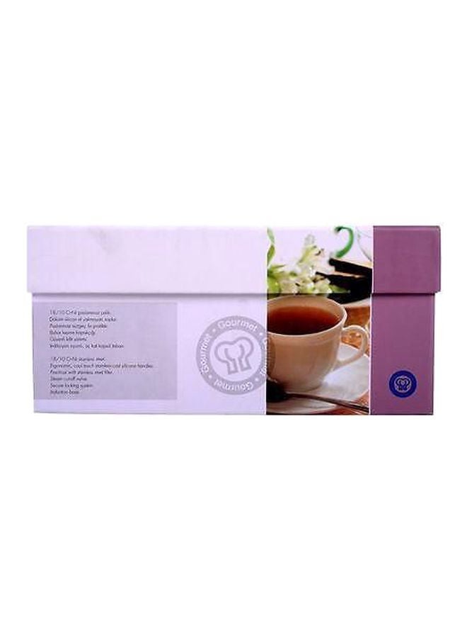 كوركماز طقم إبريق شاي إستا فضي/ أسود 1.1 , 2.0لترات - Image 4