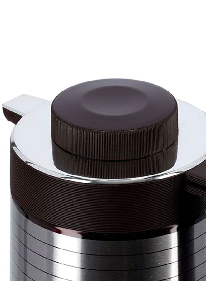 DELCASA Stainless Steel Vacuum Flask Silver/Black 1.3Liters  - Image 3