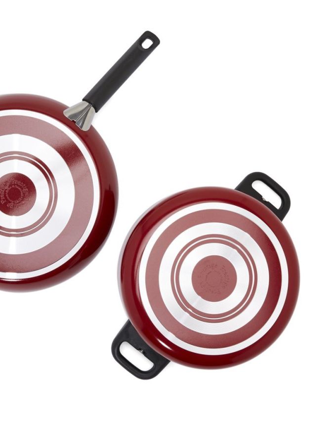 Prestige 12-Piece Cooking Set Pr21179 + Flask Hl556-001 Red  - Image 3