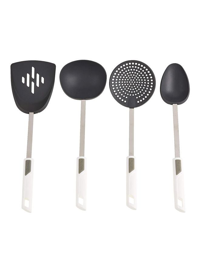 Prestige - 12-Piece Classique Non-Stick Coating Durable Material Stylish and Elegant Design Multipurpose Cookware Set Includes Casserole With Glass Lid 20 cm, Casserole With Glass Lid 24 cm, Casserole With Glass Lid 28 cm, Wok28 cm, Skillet28 cm, Soup Ladle, Skimmer, Solid Spoon, High Backturner Red - Image 1