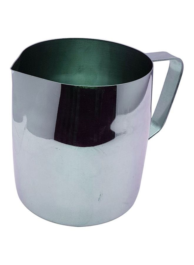 RAJ Catering Milk Frothing Cup Silver 36 Ounce Silver/White 14 x 11.5cm