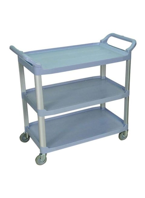 3 Tier Serving Cart Grey 86x42x96cm