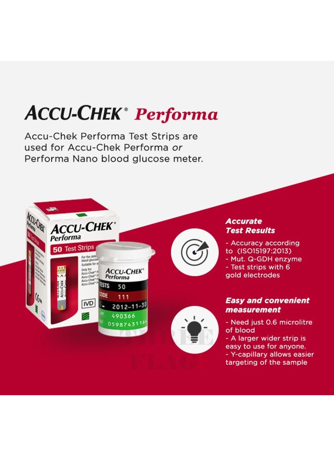 ACCU-CHEK 100-Piece Performa Strips  - Image 3