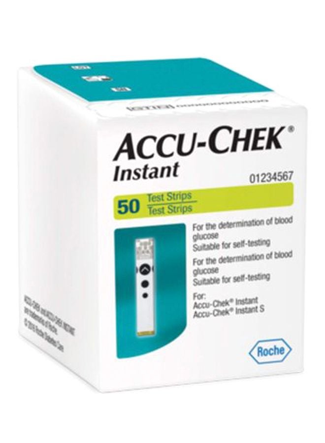 ACCU-CHEK 50-Piece Instant Test Strips Set  - Image 1