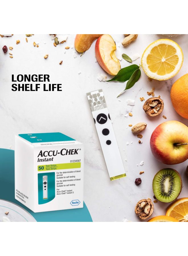 ACCU-CHEK 50-Piece Instant Test Strips Set  - Image 2