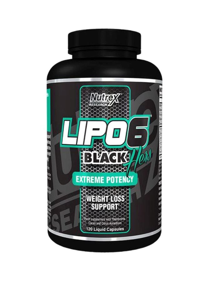 نورتكس ريسيرش مكمل غذائي ليبو 6 بلاك هيرز إكستريم بوتينسي - 120 كبسولة - Image 1