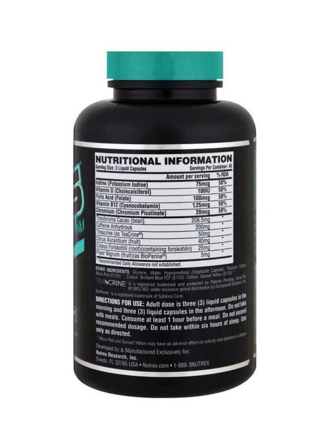 نورتكس ريسيرش مكمل غذائي ليبو 6 بلاك هيرز إكستريم بوتينسي - 120 كبسولة - Image 2