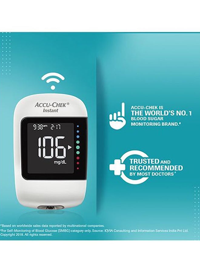 ACCU-CHEK - Wireless Instant Blood Glucose Monitoring System With 50-Strip - Image 1