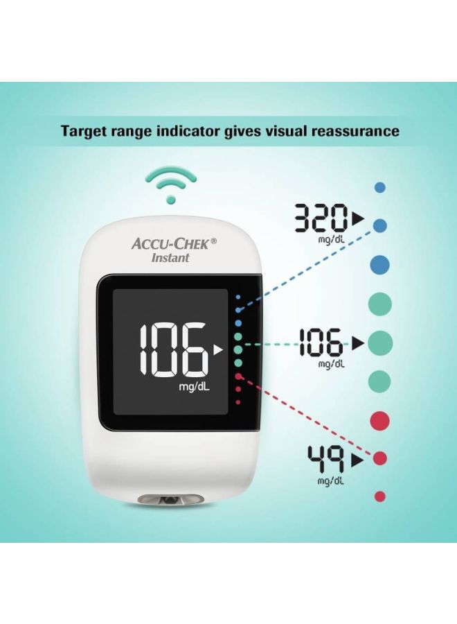 ACCU-CHEK - Wireless Instant Blood Glucose Monitoring System With 50-Strip - Image 1