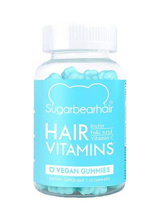 Hair Vitamins - 60 Veg Gummies - v1600876092/N32455318A_1